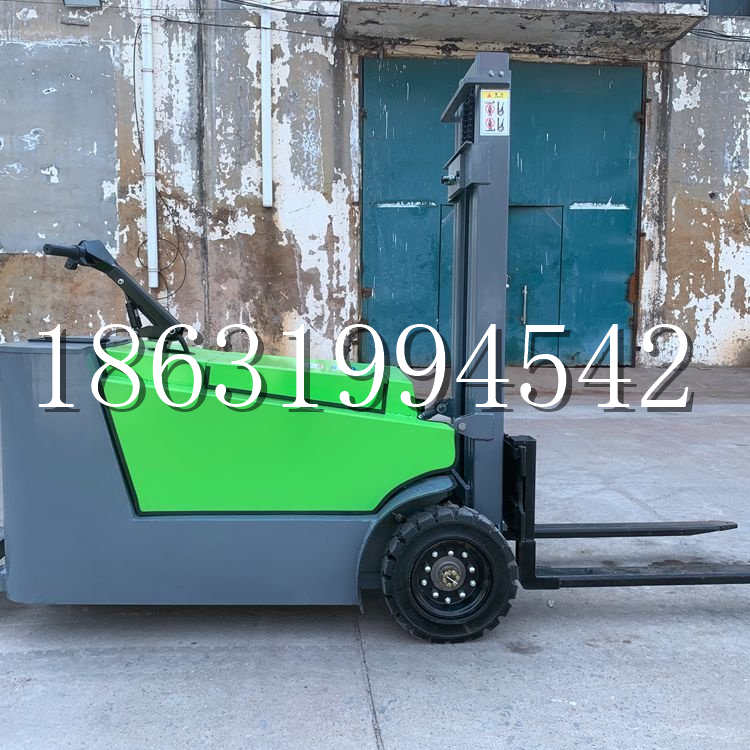 永吉县小型电动叉车1吨2吨步行站驾式电瓶堆高充电装卸车液压升降车铲车